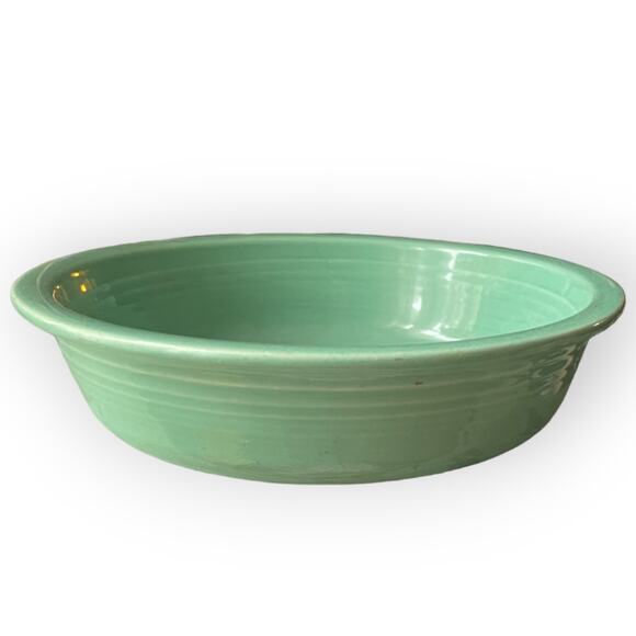 Vintage Made in the USA Homer Laughlin Fiesta Ware TURQUOISE Soup Bowl 7" - Picture 1 of 4